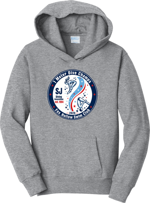 1 Meter Dive Champs Fleece Hoodie - Youth