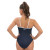 Dolfin Aquashape Navy Straight Back Moderate One Piece Swimsuit