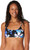 Speedo Women's Printed Double Cross Bikini Top