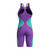 Speedo Fastskin LZR Pure Intent 2.0 Closedback Kneeskin - GALAXY GRAPE/MAYAN BLUE/HYPER YELLOW