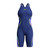 FASTSKIN LZR PURE INTENT 2.0 PRINTED OPENBACK KNEESKIN - NOBLE NAVY/MORPHOSIS/HYPER YELLOW