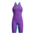 FASTSKIN LZR PURE VALOR 2.0 CLOSEDBACK KNEESKIN - GALAXY GRAPE/MAYAN BLUE