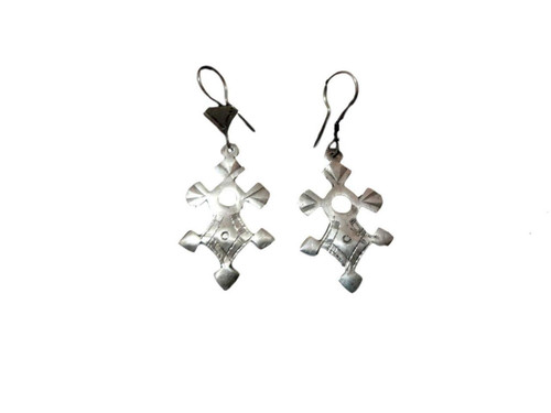   Handcrafted African Tuareg Berber Cross Earrings