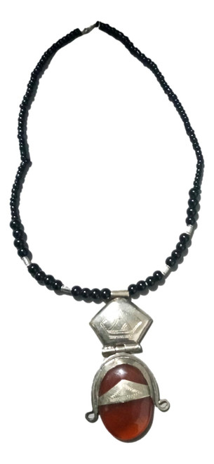 Handcrafted African Tuareg Berber Necklace Niger Ethnic Tribal Jewelry  AB-R0C5-Y82C