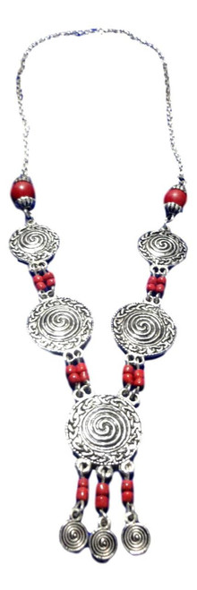  Handcrafted Moroccan African Artisan Necklace JN24M