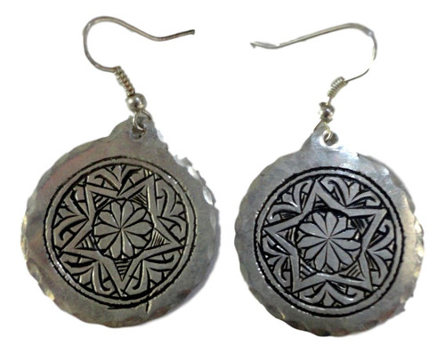 Handcrafted Oriental Silver plated Earrings Middle eastern jewelry JE135TR