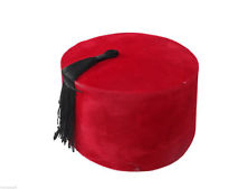 Moroccan Fez Tarboush with blackTassel small size