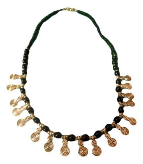  Handcrafted Moroccan Artisan Spiral Necklace JN05M