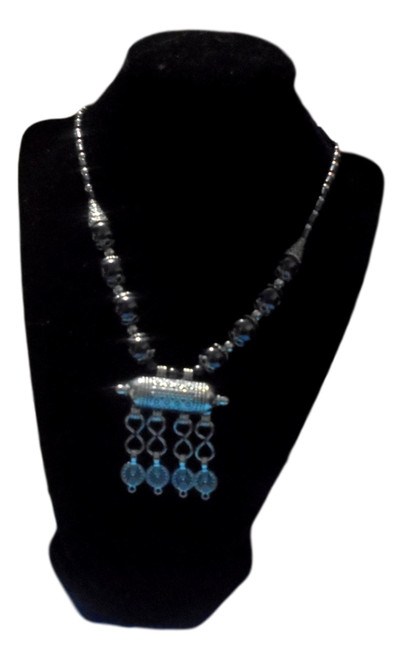 Handcrafted Moroccan african artisan Berber necklace 16ENA05HE