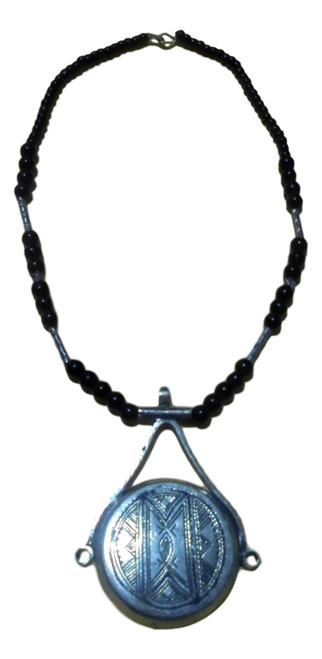 Handcrafted African Tuareg Berber Necklace Niger Ethnic Tribal Jewelry D0-BAUT-KLLX