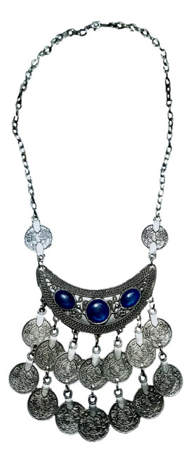 Moroccan african artisan Crescent moon Shape necklace TI-KR6W-9HXV Moroccan african artisan Crescent moon Shape necklace TI-KR6W-9HXV