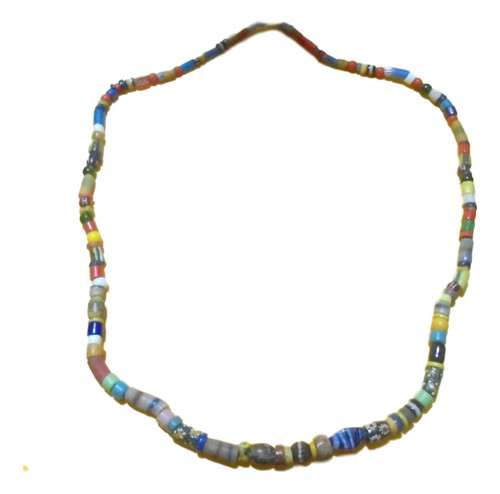 Handcrafted African Tuareg Multi Beads Necklace Niger Ethnic Tribal Jewelry 6Z-K4J1-PFD1