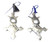 Handcrafted African Tuareg Berber Cross Earrings Ethnic Tribal Jewelry