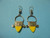 Handcrafted African Tuareg Berber Cross Earrings Ethnic Tribal Jewelry Niger JE184T