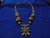 Handcrafted Moroccan Berber Artisan Gemstones Berber Cross Necklace JN07BA/HK-KAUP-WQ7G