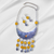 Moroccan Berber Beaded Necklace & Earrings Set - Handcrafted Artisan Jewelry