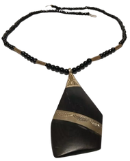 Handcrafted African Tuareg Berber Necklace Wooden Ethnic Tribal Jewelry