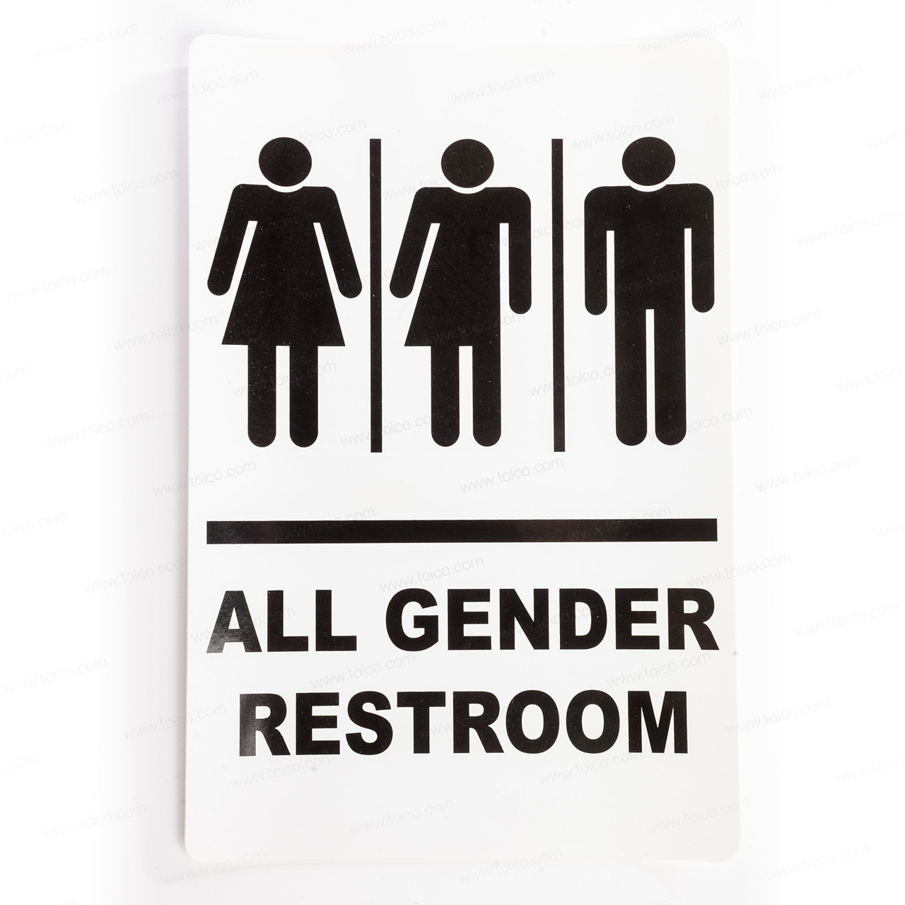 All Gender Restroom Sticker (4L6E) | TOICO