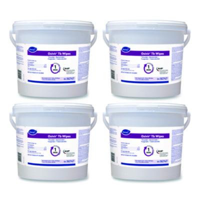 Oxivir TB Disinfectant Wipes, 11 x 12, White, 160/Bucket, 4 Buckets/Carton