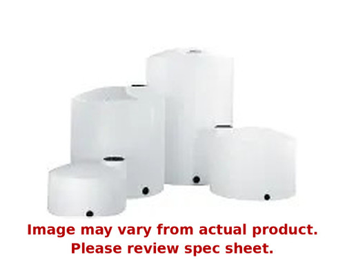 Norwesco 25 Gallon Plastic Vertical Liquid Storage Tank in White