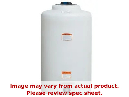 Norwesco 65 Gallon Plastic Vertical Liquid Storage Tank in White