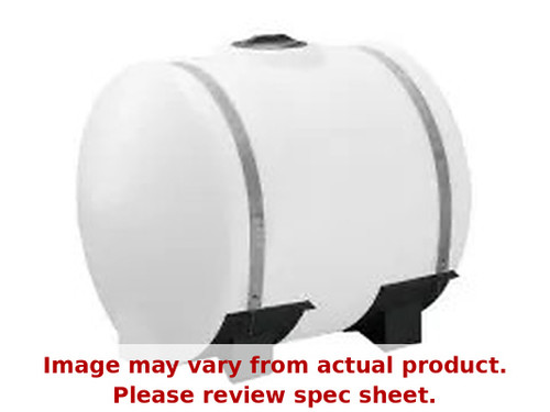 Norwesco 30 Gallon Plastic Applicator Saddle Tank in White