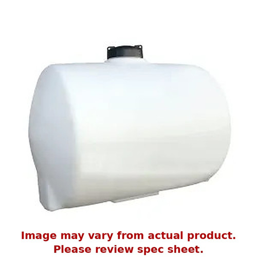 Norwesco 55 Gallon Plastic Applicator Saddle Tank in White