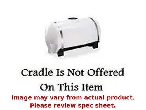 Norwesco 100 Gallon Plastic Applicator Saddle Tank in White