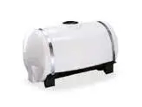 Norwesco 200 Gallon Plastic Applicator Saddle Tank in White. Norwesco 200 Gallon Plastic Applicator Saddle Tank in White.