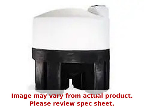 Norwesco 550 Gallon 20 Degree Plastic Cone Bottom Tank with Poly Stand in White