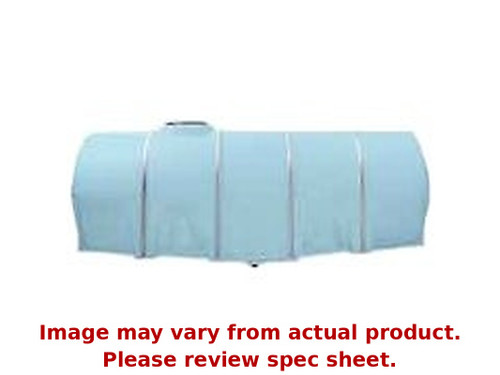 Norwesco 3210 Gallon Plastic Horizontal Leg Tank in Blue