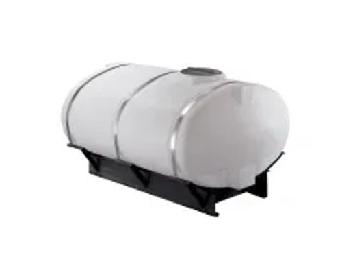 Norwesco 500 Gallon Plastic Horizontal Elliptical Cradle Tank in White Norwesco 500 Gallon Plastic Horizontal Elliptical Cradle Tank in White
