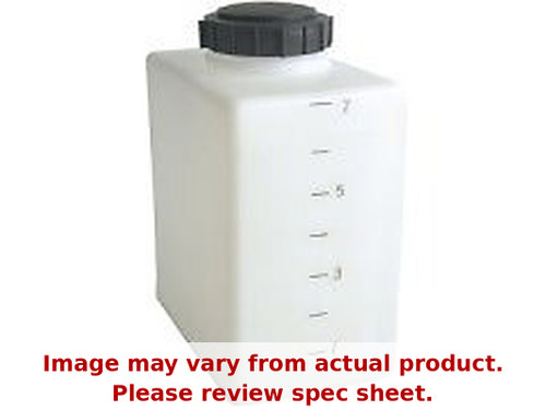 Norwesco 7 Gallon Plastic Portable Flat Bottom Utility Tank in White