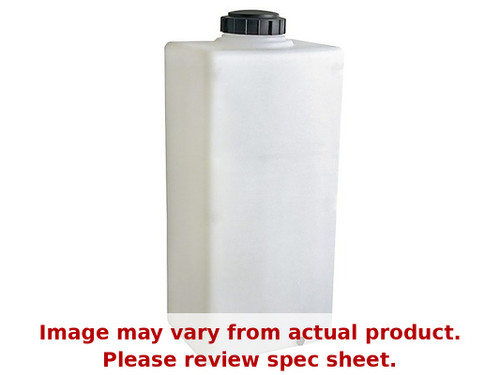 Norwesco 20 Gallon Plastic Portable Flat Bottom Utility Tank in White