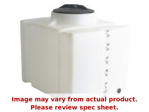 Norwesco 26 Gallon Plastic Portable Flat Bottom Utility Tank in White
