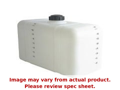 Norwesco 45 Gallon Plastic Portable Flat Bottom Utility Tank in White