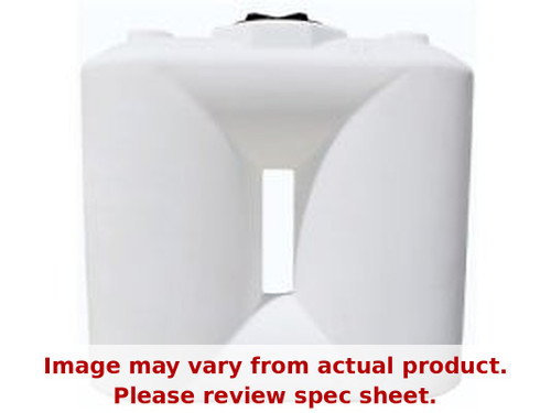 Norwesco 300 Gallon Plastic Doorway Water Storage Tank in White