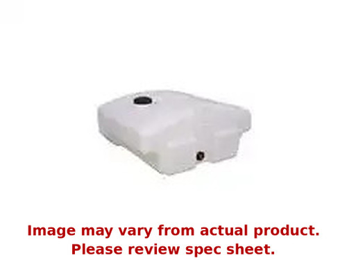 Norwesco 305 Gallon Plastic Pick Up Truck Water Storage Tank with Low Profile Design in White