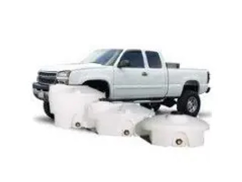 Norwesco 325 Gallon Plastic Pick Up Truck Water Storage Tank in White