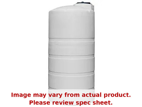 Norwesco 750 Gallon Plastic Vertical Liquid Storage Tank in White