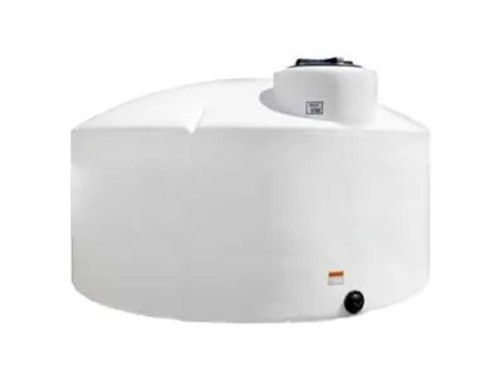 Norwesco 2500 Gallon Plastic Vertical Liquid Storage Tank in White