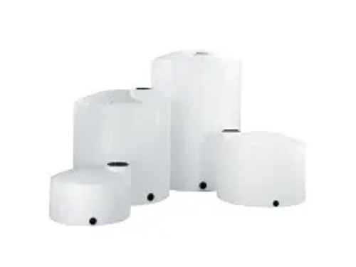 Norwesco 11000 Gallon Plastic Vertical Liquid Storage Tank in White