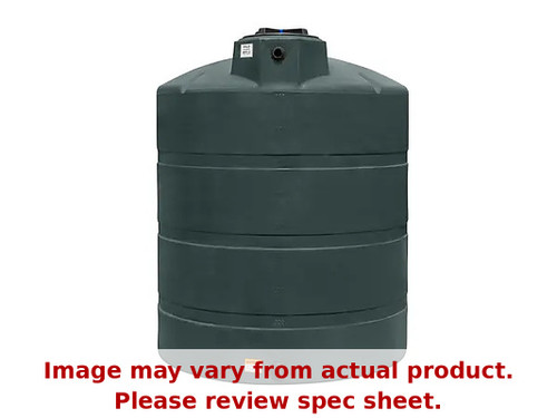 Norwesco 1000 Gallon Plastic Vertical Water Storage Tank in Green