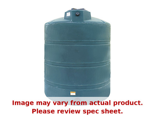 Norwesco 1000 Gallon Plastic Vertical Water Storage Tank in Green
