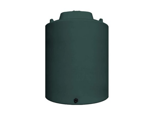 Norwesco 12000 Gallon Plastic Vertical Water Storage Tank in Black