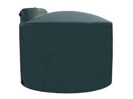 Norwesco 3000 Gallon Plastic Vertical Water Storage Tank in Green