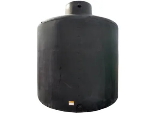 Norwesco 2500 Gallon Plastic Vertical Water Storage Tank in (Black)