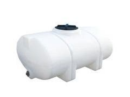 Norwesco 135 Gallon Plastic Elliptical Leg Tank in White