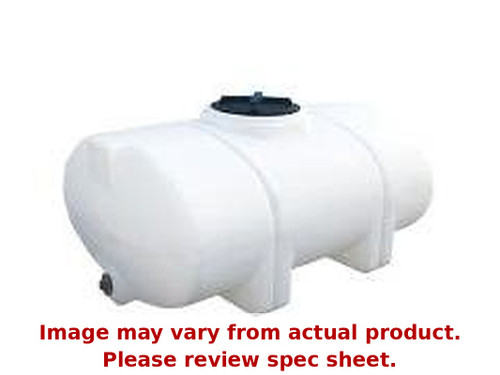 Norwesco 235 Gallon Plastic Elliptical Leg Tank in White