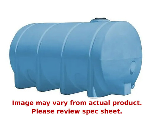 Norwesco 3250 Gallon Heavy Duty Light Blue Horizontal Elliptical Leg Tank